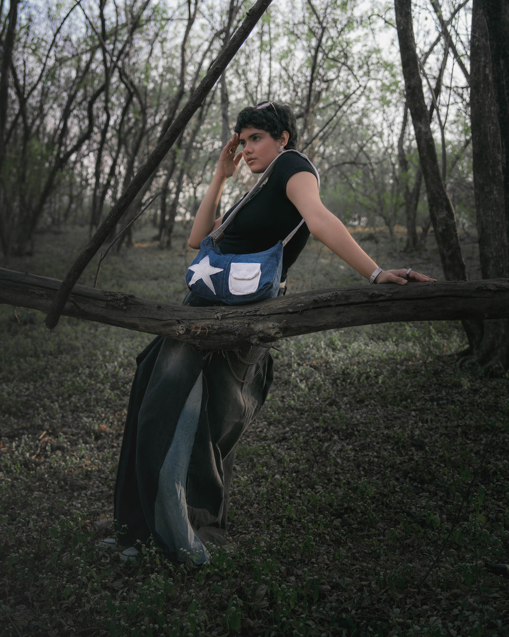 Screaming star hand bag